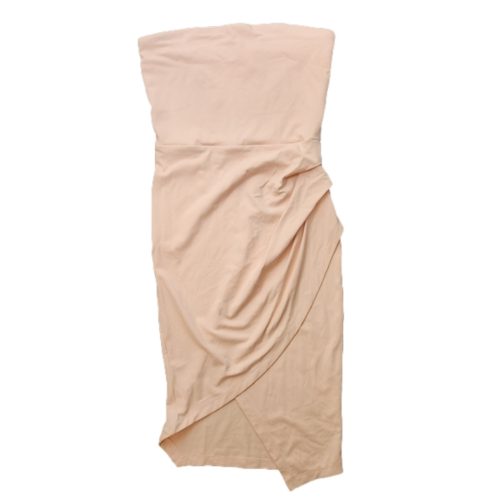 NWT Susana Monaco Strapless Pleat Dress Light Pink- Sz Small